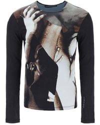 Y. Project - T-shirt With Body Collage Print - Lyst