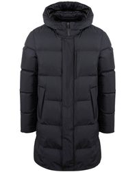 Herno - Zip-up Hooded Padded Coat - Lyst