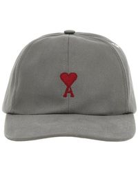 Ami Paris - Logo Cap Hats - Lyst