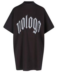 Balenciaga - 'nologo' Oversize T-shirt - Lyst