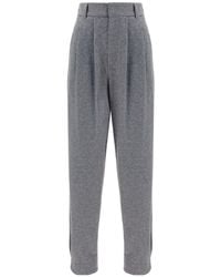 Brunello Cucinelli Tapered Trousers - Grey