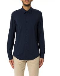 BOSS - Performance-Stretch Jersey Slim Fit Shirt - Lyst