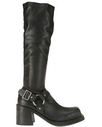 Acne Studios - Pull-on Buckle Boots - Lyst