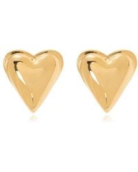 Alaïa - Heart-Shaped Earrings - Lyst