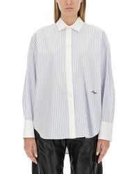 MSGM - Shirt With Logo - Lyst