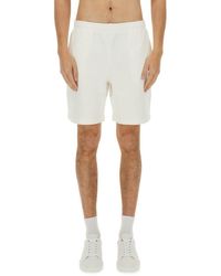 Lacoste - Cotton Fleece Shorts - Lyst