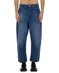 Studio Nicholson - Curved Ankle Jeans - Lyst