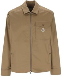 Moncler - Zip Up Shirt Jacket - Lyst