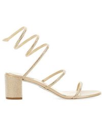 Rene Caovilla - Cleo Ankle Strap Embellished Sandals - Lyst