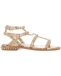 Ash - Embellished Open Toe Sandals - Lyst