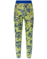 Versace Jeans Couture - Sequined Leggings - Lyst