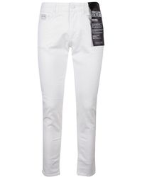 Versace - Narrow Dundee 5 Pocket Jeans - Lyst
