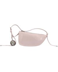 Burberry - Mini Shield Bell-charm Shoulder Bag - Lyst
