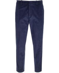 Moncler - Blue Trousers - Lyst