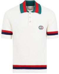 Gucci Animalium Polo Shirt in Blue for Men Lyst
