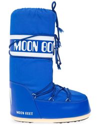 Moon Boot - Icon Logo Printed Lace-up Snow Boots - Lyst