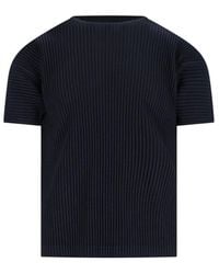 Homme Plissé Issey Miyake - Pleated T-Shirt - Lyst