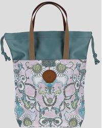 See By Chloé Graphic Printed Tote Bag - Blue