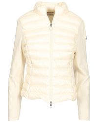 Moncler - Two-Material Cardigan - Lyst