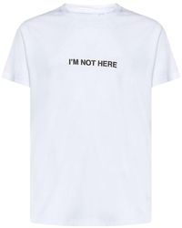 Aspesi - Slogan Printed Crewneck T-shirt - Lyst