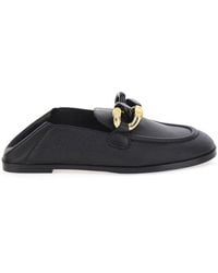 See By Chloé - Monyca Chain-link Loafers - Lyst