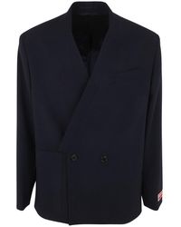 KENZO - Shawl-lapel Double-breasted Tailored Blazer - Lyst