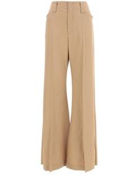 Chloé - High-waisted Tailored Trousers - Lyst