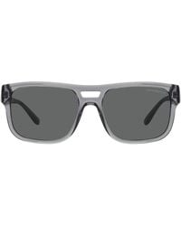 Emporio Armani - Square Frame Sunglasses - Lyst