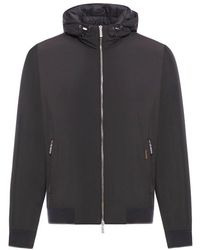 Moorer - Oniro-Stp Hooded Bomber Jacket - Lyst