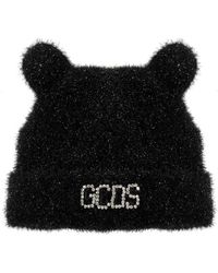 Gcds Wool Hello Kitty Beanie in Black 