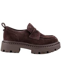 Ash - Genial Stud-Embellished Slip-On Loafers - Lyst