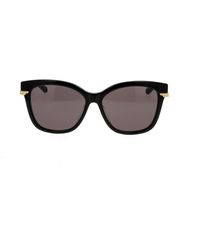 Bottega Veneta - Classic Square Frame Sunglasses - Lyst