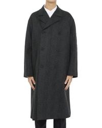 Dior - Double-breasted Long-sleeved Coat - Lyst