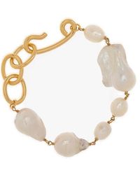 Jil Sander - Pearl-Embellished Bracelet - Lyst