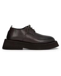Marsèll - Round Toe Lace-up Derby Shoes - Lyst