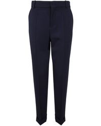 Balmain - Straight Tailored Twill Pants Clothing - Lyst