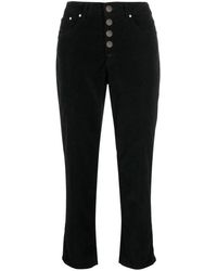 Dondup - Mid-rise Tapered-leg Cropped Jeans - Lyst