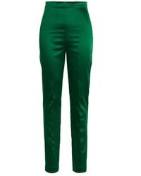P.A.R.O.S.H. - Satin Trousers - Lyst