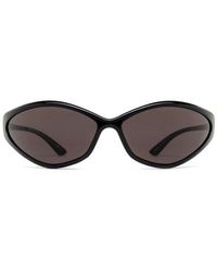 Balenciaga - 90s Oval Frame Sunglasses - Lyst
