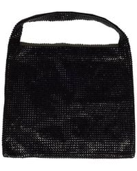 Rabanne - Pixel Mesh Embellished Tote Bag - Lyst