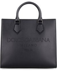 Dolce & Gabbana Edge Leather Bag - Black