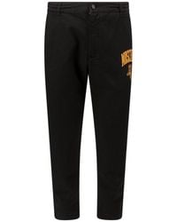 Moschino - Button Detailed Straight Leg Trousers - Lyst