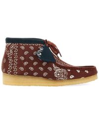 Clarks - Paisley Printed Wallabee Boots - Lyst