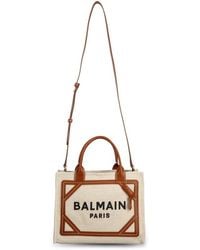 Balmain - B-army Small Top Handle Bag - Lyst