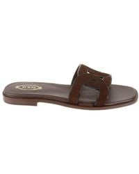Tod's - Cut Out Detailed Sandals - Lyst