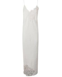 Rohe - Floral Lace Detailed Side Slit Maxi Dress - Lyst