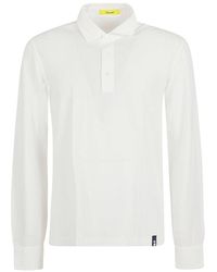 Drumohr - Long-Sleeved Polo Shirt - Lyst