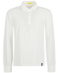 Drumohr - Long-sleeved Polo Shirt - Lyst