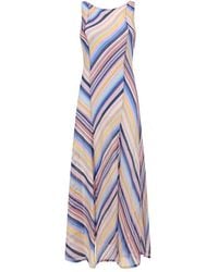 Missoni - Striped Crochet Long Cover Up Dress - Lyst