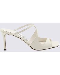 Jimmy Choo - Milk Leather Anise Mules - Lyst